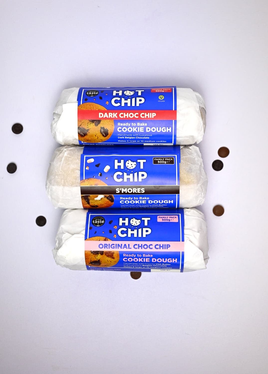 3 Pack Cookie Dough Rolls