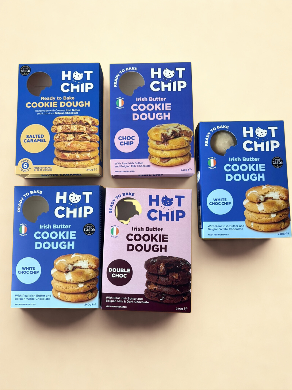 5 Pack Ready-to-Bake Cookie Dough Balls (+ Get 1 Free)